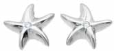 wholesale sterling silver star fish earrings