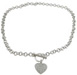925 Sterling Silver Rhodium Finish CZ Tiffany Style Necklace