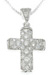 925 Sterling Silver Platinum Finish Pendant