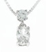 925 Sterling Silver Platinum Finish Fashion Pendant