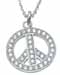 wholesale sterling silver peace sign pendant
