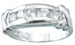 925 Sterling Silver RhodiumFinish Brilliant Fashion Ring