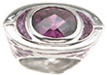 925 Sterling Silver Rhodium Finish Enamel Fashion Anniversary Ring