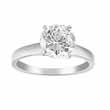 925 Sterling Silver CZ Brilliant Solitaire Wedding Ring