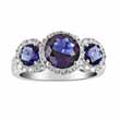 drop ship 925 sterling silver simulated sapphire wedding ring