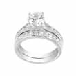 dropship 925 sterling silver brilliant engagement ring set