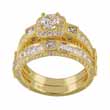 14kt Gold Plated 925 Sterling Silver Ring