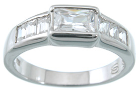 silver diamond jewelry