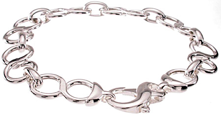 silver link chain jewelry