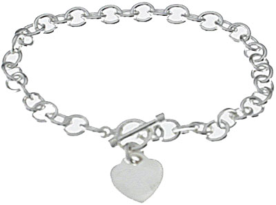 silver toggle bracelets wholesale