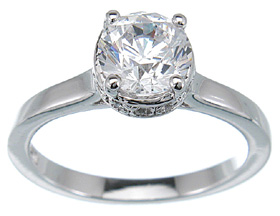wholesale solitaire engagement rings
