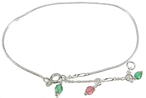 sterling silver anklets wholesale jewelry