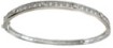 925 Sterling Silver Rhodium Finish Fashion Bangle