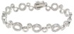 925 Sterling Silver Rhodium Finish CZ Fashion Bracelet