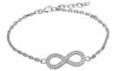 Drop Ship 925 Sterling Silver Infinity Bracelet