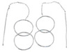 925 Sterling Silver Rhodium Finish Fashion Earrings