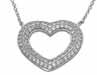 wholesale sterling silver heart necklace