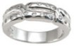 925 Sterling Silver Rhodium Finish CZ Pave Anniversary Band