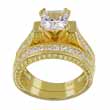 14k Gold Plated 925 Sterling Silver Ring