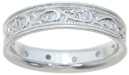 drop ship 925 sterling silver wedding band